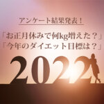 2022年お正月太りアンケート集計結果発表！30-40代の70％以上がお正月太りに！！